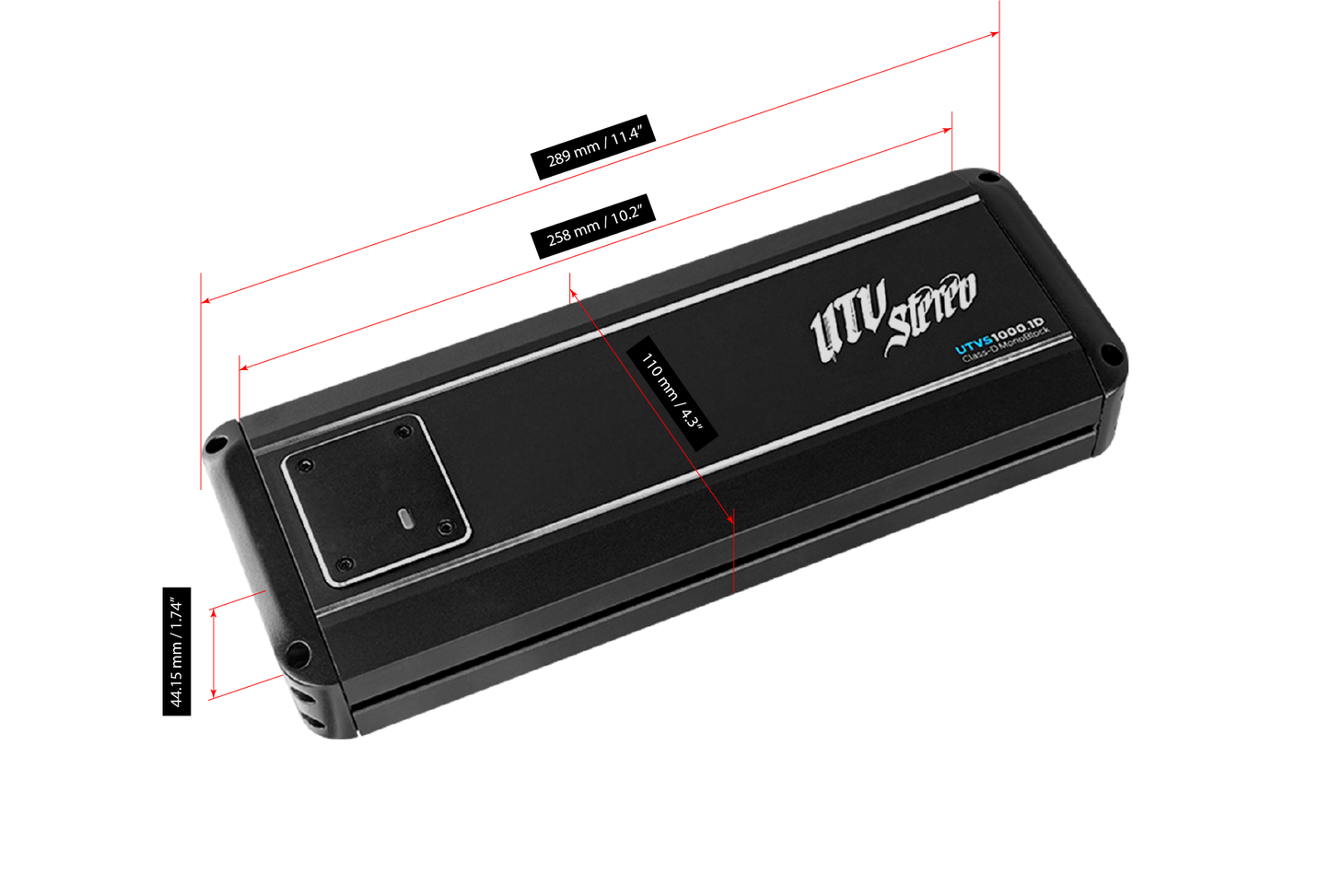 Signature Series 1000W Monoblock Amplifier | UTVS1000.1D Kawasaki