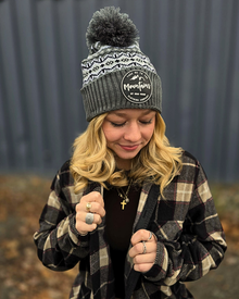 Take me to the Mountains Beanie - Gray