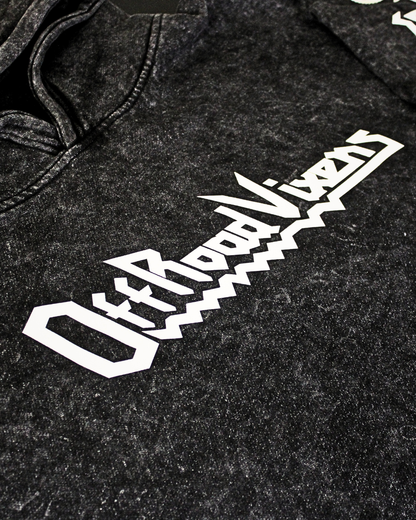 Heavy Metal Mineral Wash Pullover Hoodie