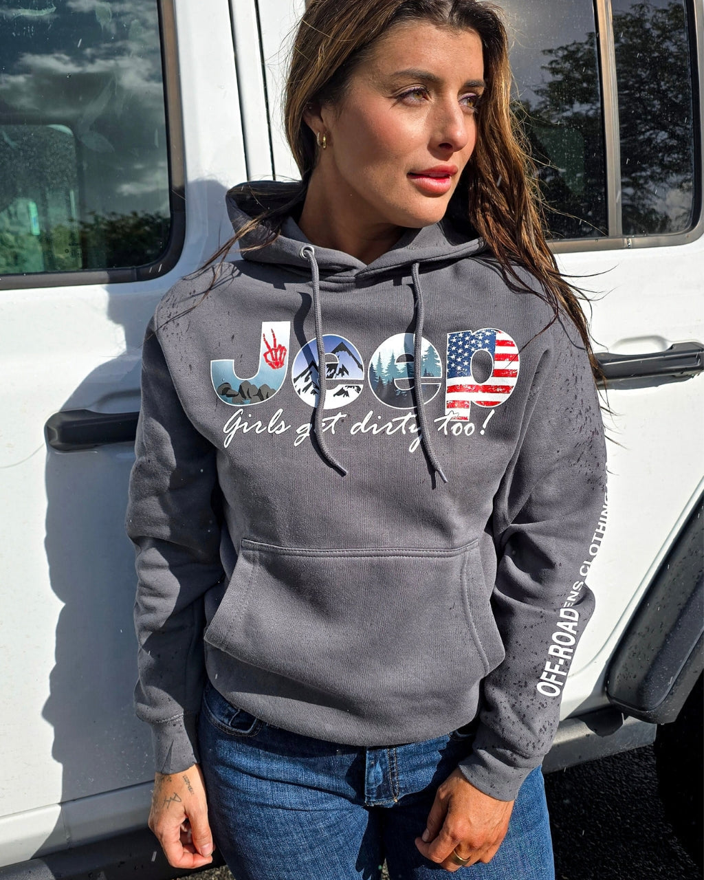 Jeep Girl Pullover Hoodie