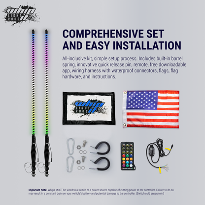 Angel LED Whips.