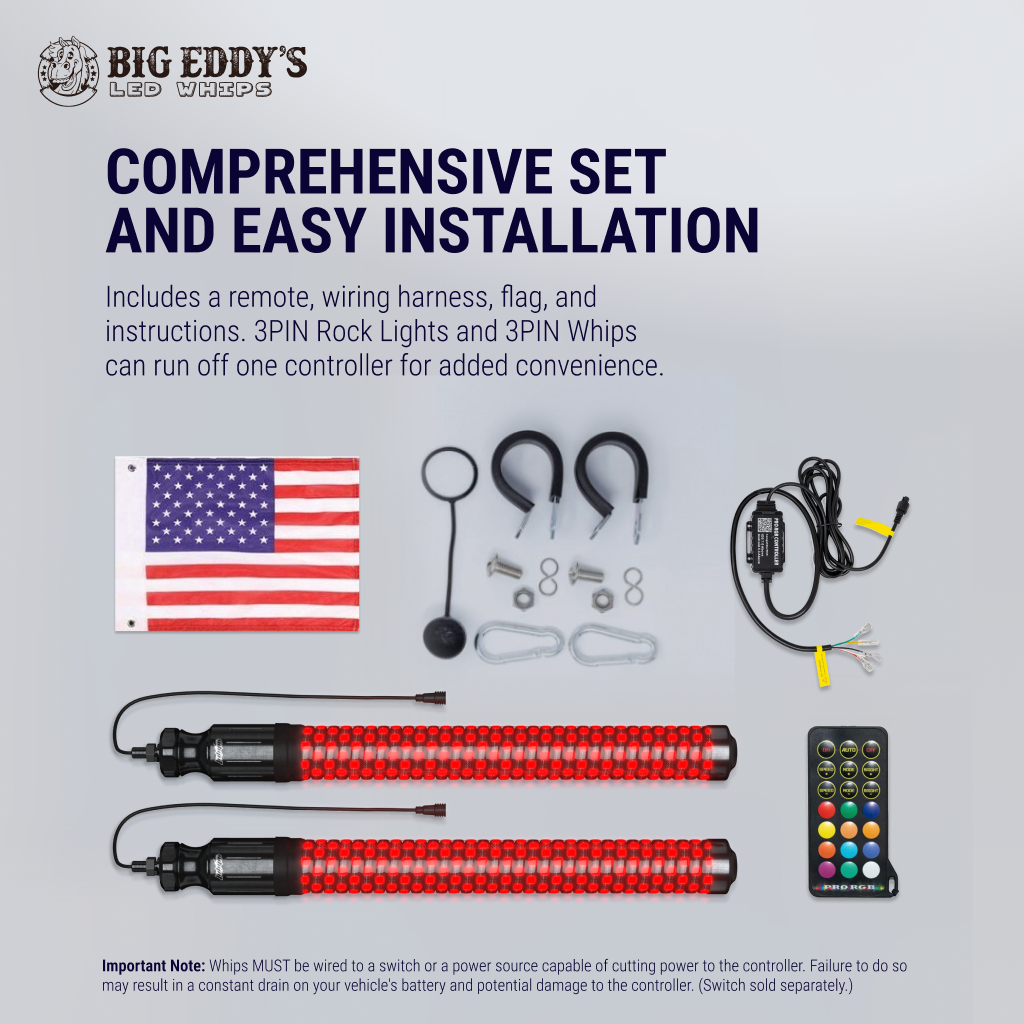 Big Eddy’s LED Whips