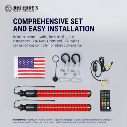 Big Eddy’s LED Whips