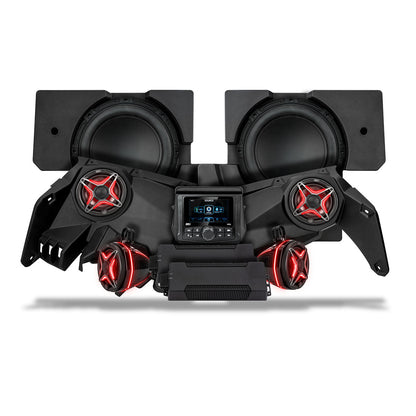 2017-2026 Can-Am® X3, Phase-5 V-Spec 6-Speaker 1650watt System w/MRB4