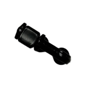 Black L-Track Double Stud Hook Point Fitting - 5,000 LBS. BS