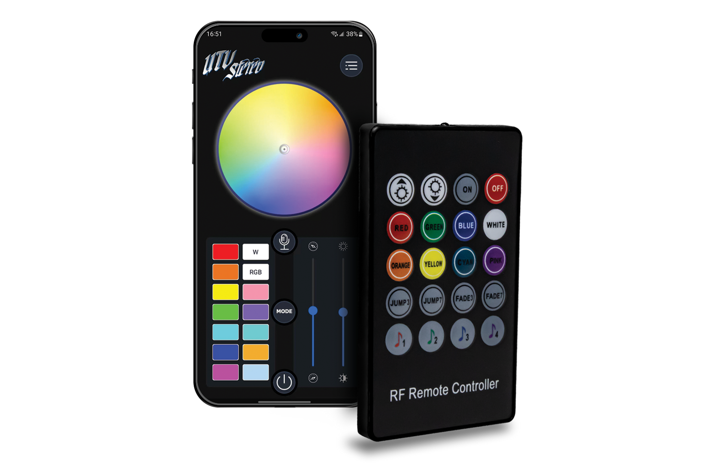 Pro Series 1" Tweeter w/ Built In RGB LED (Pair) | UTVS-PTW