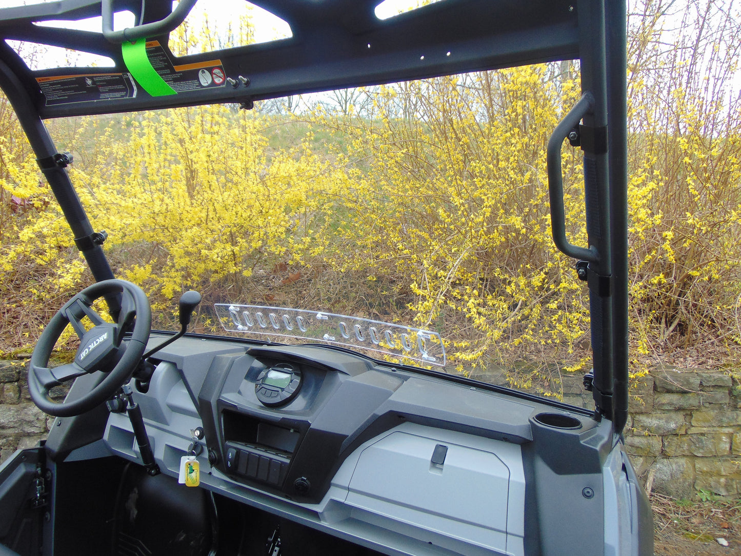 Tracker Off Road 800SX - 1-Piece Scratch-Resistant Windshield