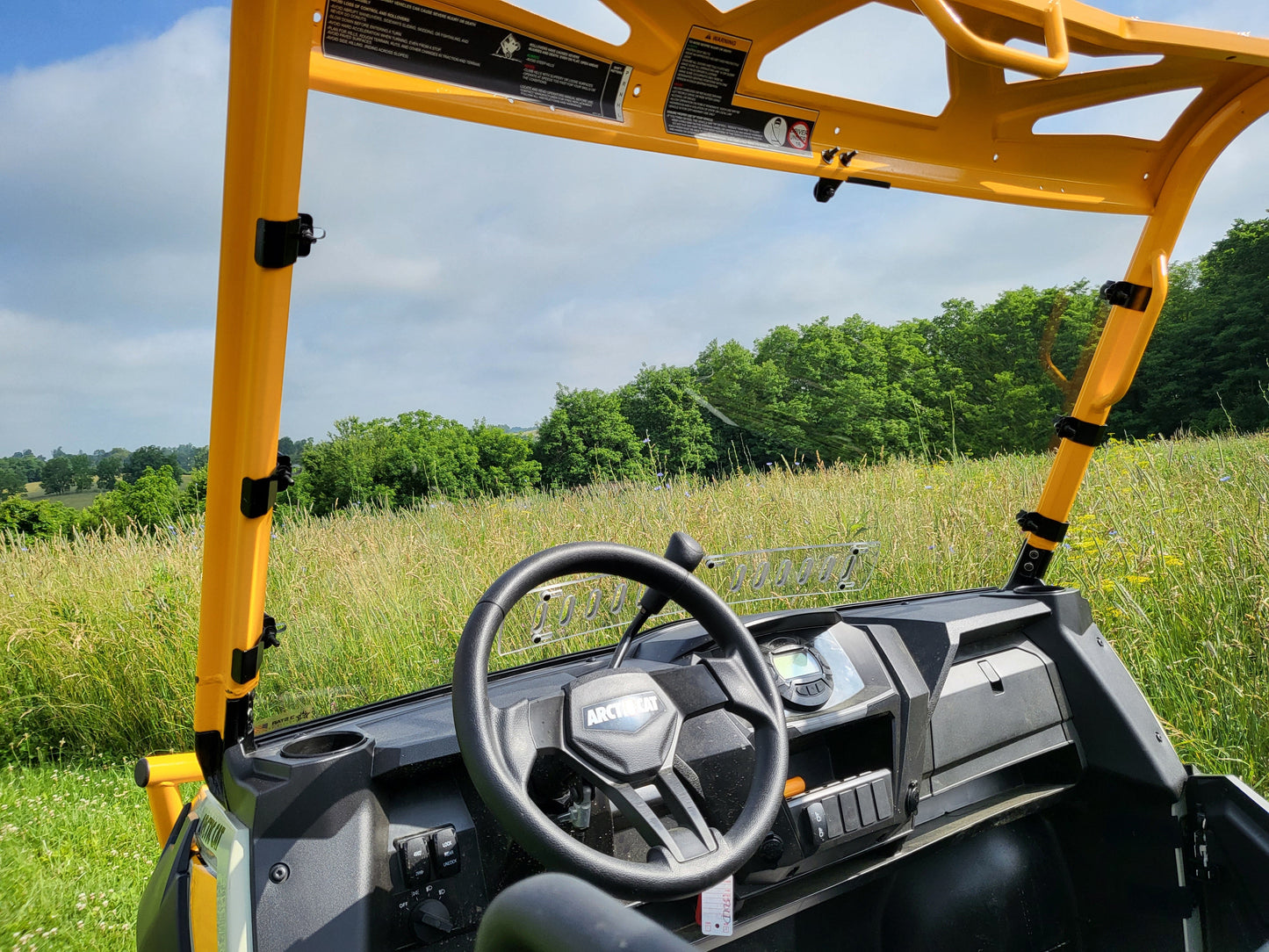 Tracker Off Road 800SX Crew - 1 Pc Scratch-Resistant Windshield