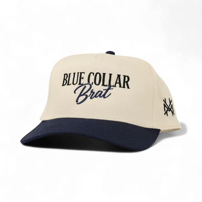 Blue Collar Brat Snapback Hat