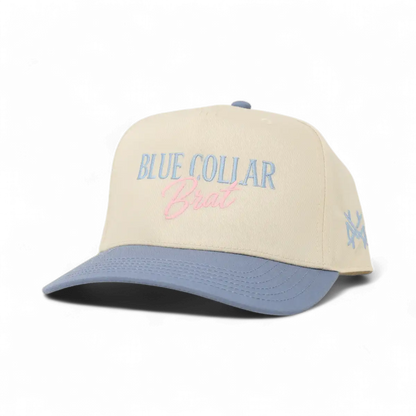 Blue Collar Brat Snapback Hat