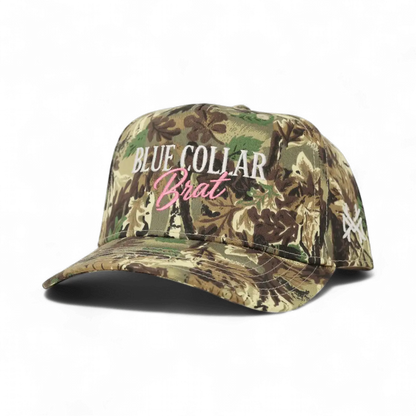 Blue Collar Brat Snapback Hat