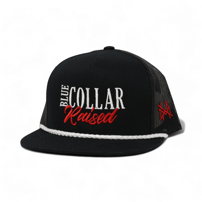 Blue Collar Raised Snapback Hat