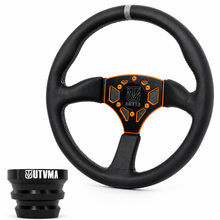 UTVMA Octane Leather Steering Wheel With Hub