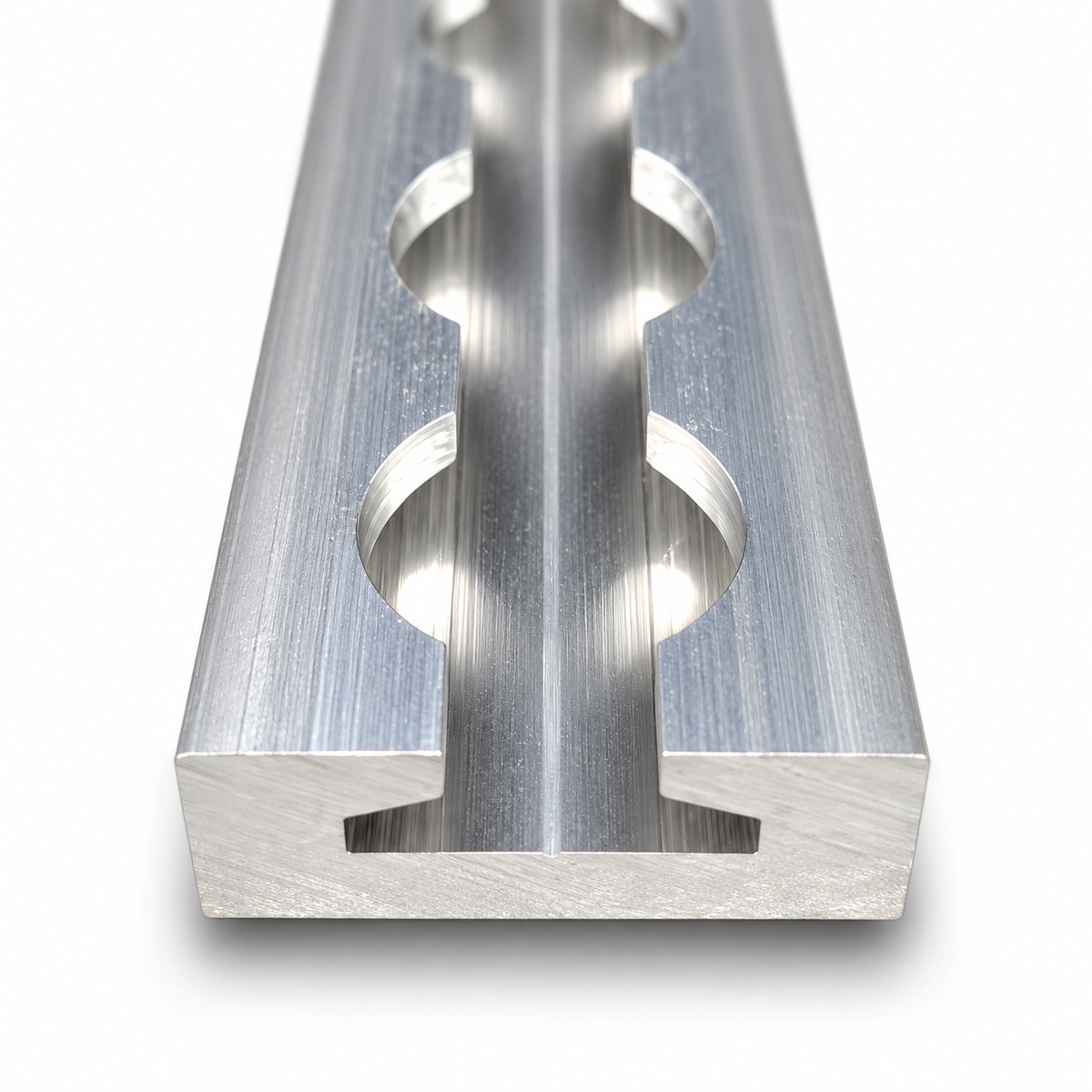 Aluminum L-Track Cargo Rail, No Pre-Drilled Holes