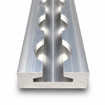 Aluminum L-Track Cargo Rail, No Pre-Drilled Holes
