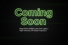 Mega Moes RGBW Laser Pod Lights | High-Intensity Off-Road Projectors