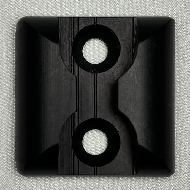 Single Stud Anchor Plate (Top Plate Only) - Anodized Black