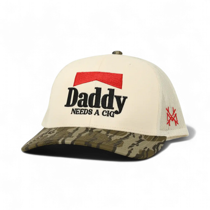 Daddy Needs a Cig Snapback Hat