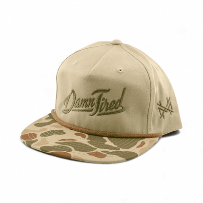 Damn Tired Snapback Hat