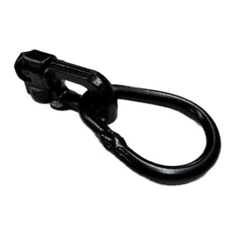 Black L-Track Double Stud W/Pear Link Fitting - 5,000 LBS. BS