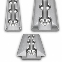 Aluminum L-Track Cargo Rail, Rounded Ends, Pre-Drilled Holes
