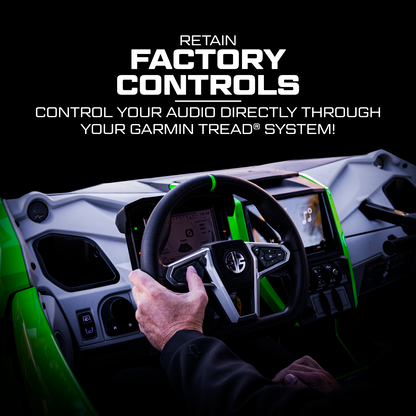 Kawasaki® Teryx H2 Garmin Tread® RCA OUTPUT KIT - 6 CH W/ REMOTE | UTVS-H2-GRM-RCA-OUT-KIT