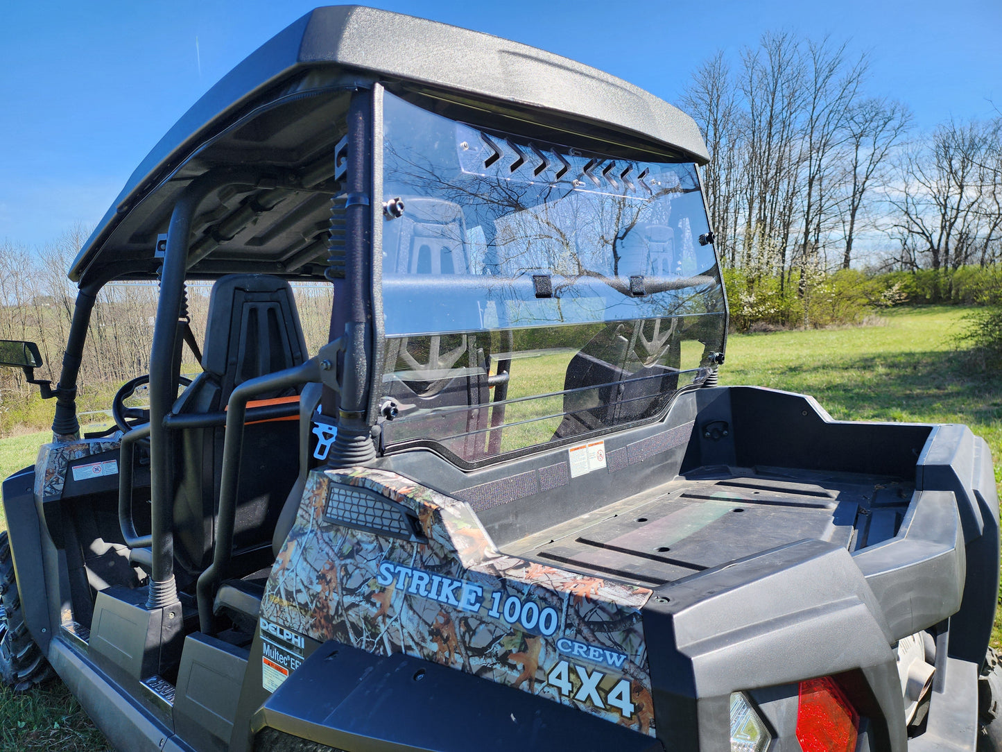 HiSun Strike 1000 Crew - 1 Pc Lexan Back Panel