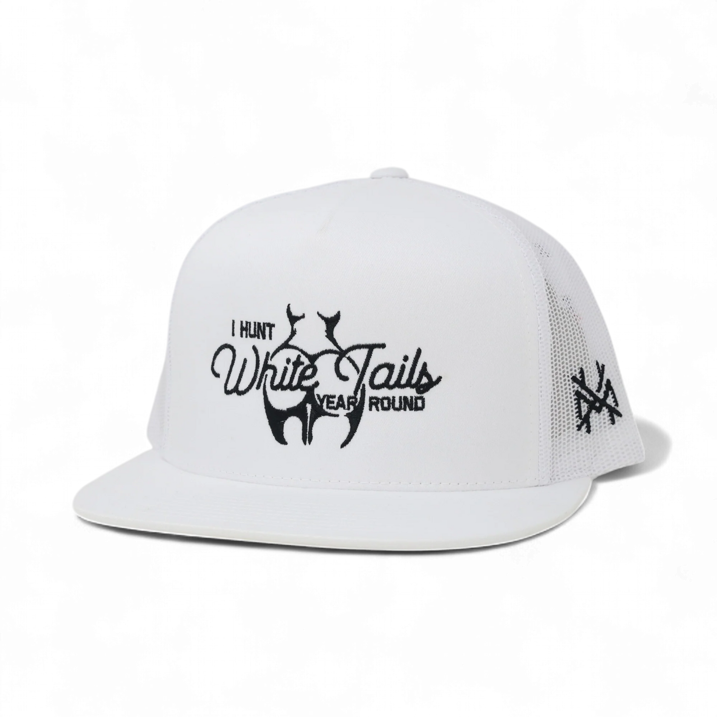 I Hunt White Tails Year Round Snapback Hat