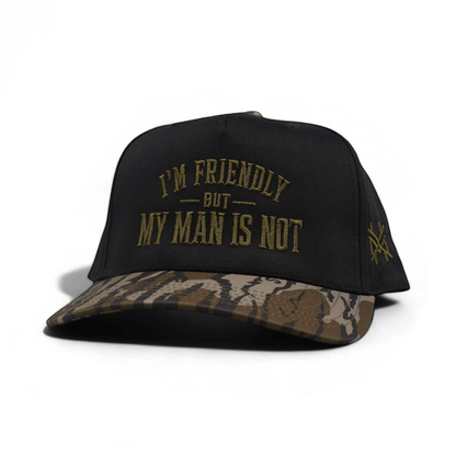 I'm Friendly My Man is Not Snapback Hat