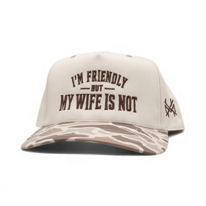 I'm Friendly My Wife is Not Snapback Hat