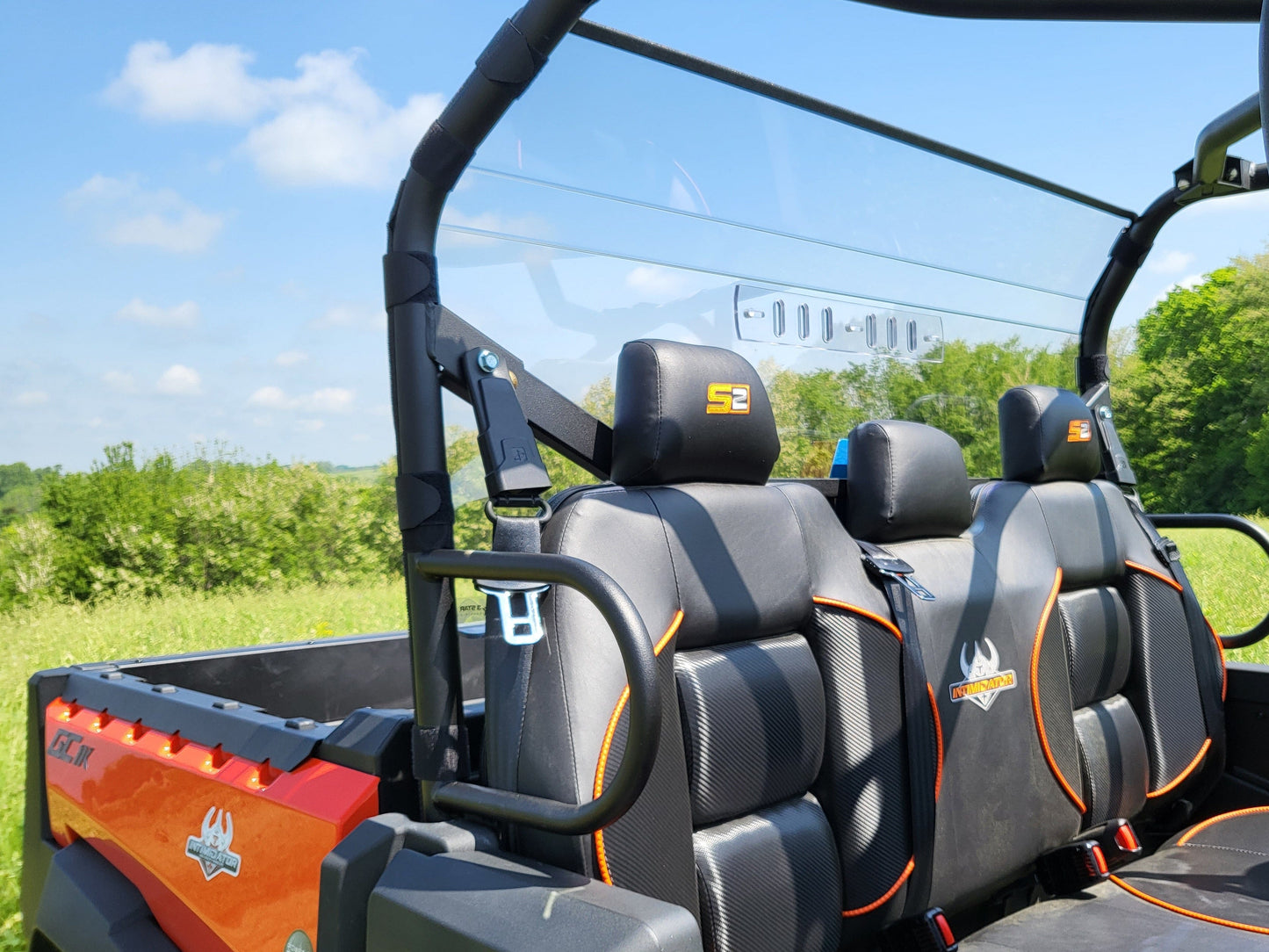 Intimidator GC1K 6-Seater - Lexan Back Panel w/Clamp and Vent Options