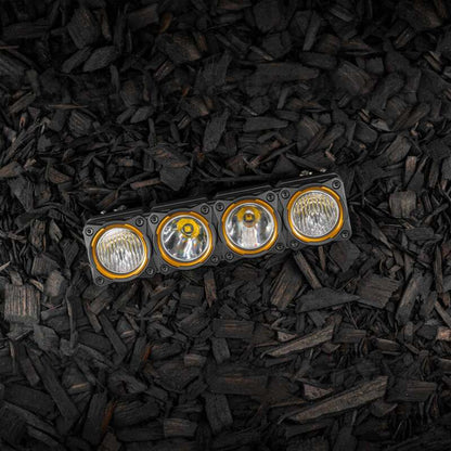 KC HiLiTES FLEX ERA LED Light Bar Bezel Kit for 10in. Segments - Gold