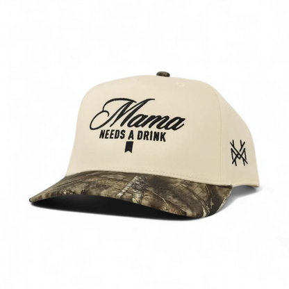 Mama Needs a Drink Snapback Hat
