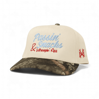 Passin' Snacks & Whoopin' Ass Snapback Hat