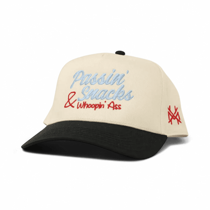 Passin' Snacks & Whoopin' Ass Snapback Hat