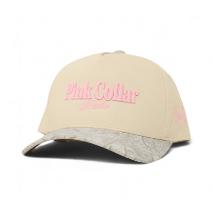 Pink Collar Babe Snapback Hat
