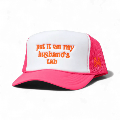 Put it on my Husband's Tab