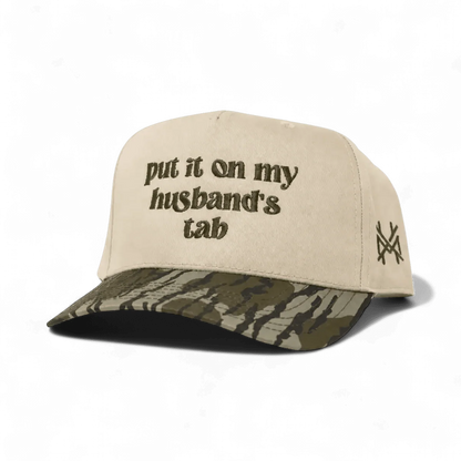 Put it on my Husband's Tab