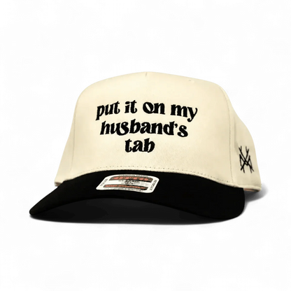 Put it on my Husband's Tab