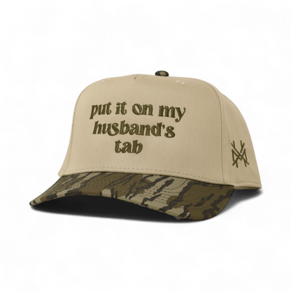 Put it on my Husband Tab Snapback Hat