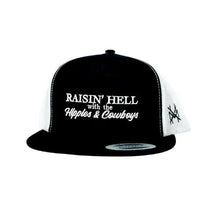 Raising Hell with the Hippies and Cowboys Snapback Hat