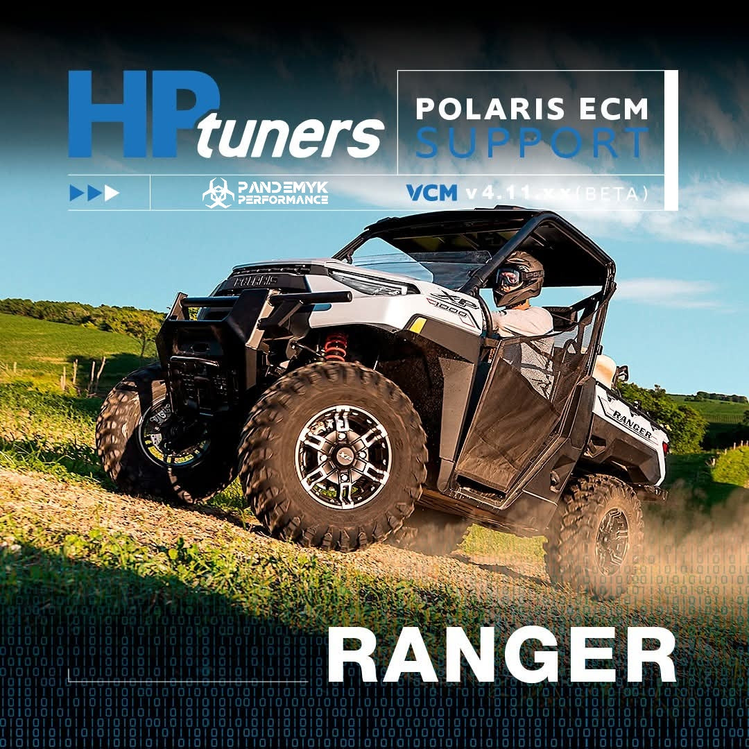 Pandemyk Performance Stage 2 ECM Tuning for 2015-2024 Polaris Ranger 1000 (Regular and XP) w/ HP Tuners