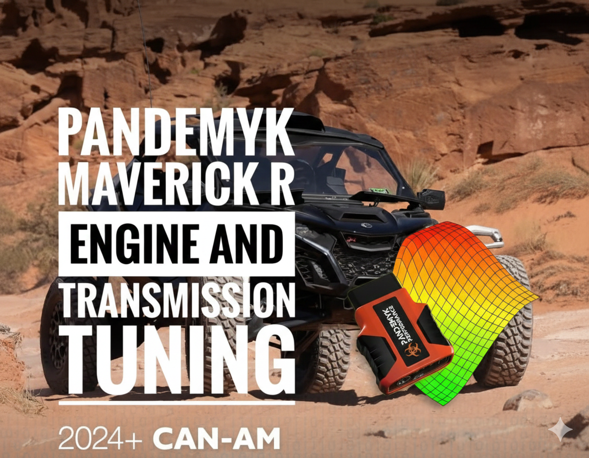 Pandemyk Performance Stage 1 ECM Tuning for 2024+ Maverick R (all models) w/ HP Tuners