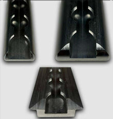 Aluminum L-Track Cargo Rail – Rounded Ends with No Pre-Drilled Holes (Airline Track)