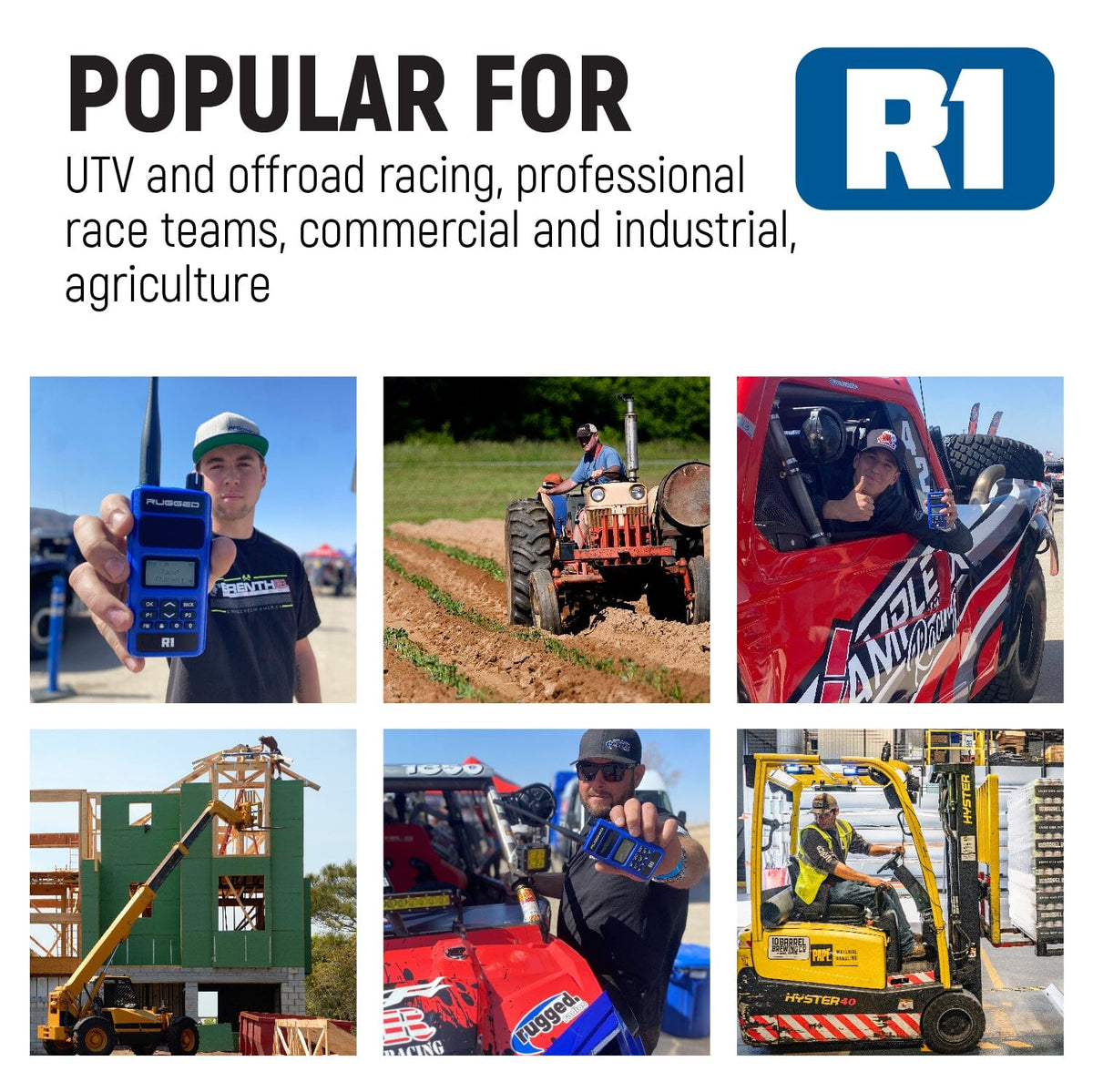 Rugged Radios Ready Pack - With Rugged R1 Handheld Radios - Digital and Analog Business Band