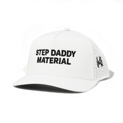 Step Daddy Material Snapback Hat
