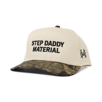 Step Daddy Material Snapback Hat