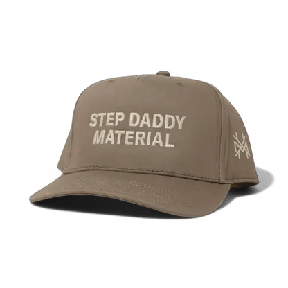 Step Daddy Material Snapback Hat