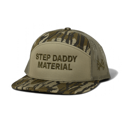 Step Daddy Material Snapback Hat