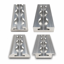 Aluminum L-Track Cargo Rail, No Pre-Drilled Holes